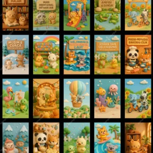 Cover Buku Anak Lucu dan Imut