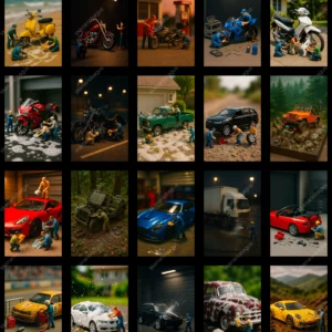 Diorama Manusia & Otomotif